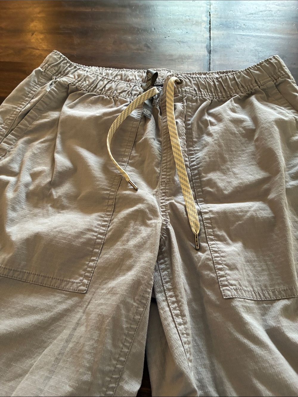 Vuori Ripstop Charcoal Gray Drawstring Pants - M
